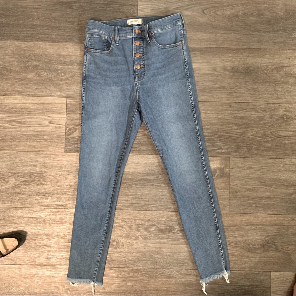 MADEWELL Ultra high skinnies 💙 size 29, just the right stretch 😉